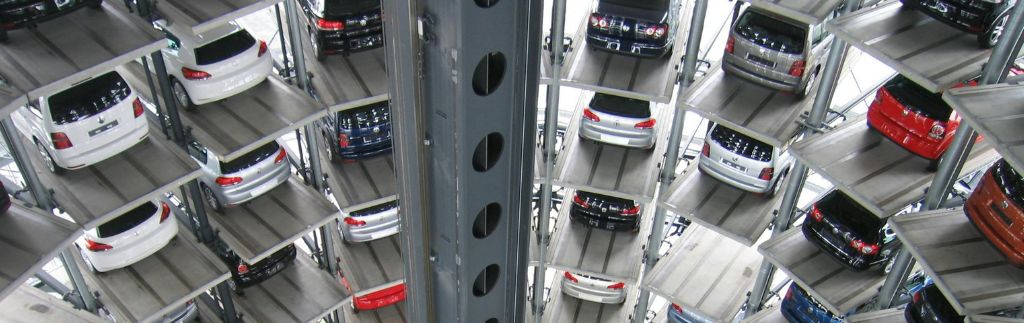 Automated car storage system illustrating innovation in the Thailand automotive industry