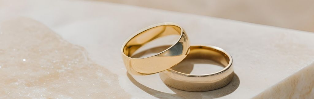 Heiratsurkunde Thailand – goldene Eheringe als Symbol einer registrierten Ehe