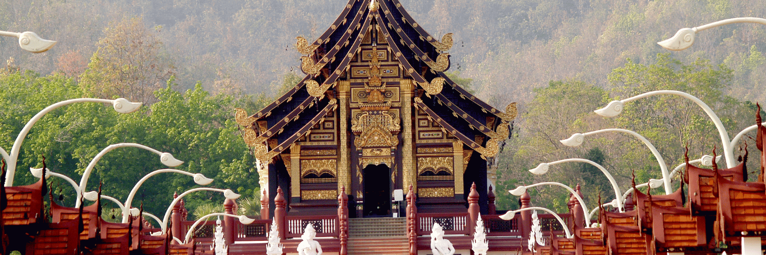 Temple qui représente Le mariage en Thaïlande reconnu en France